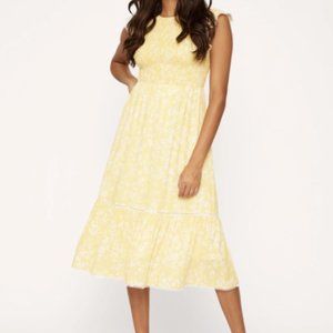 DAISY FIELD MIDI DRESS